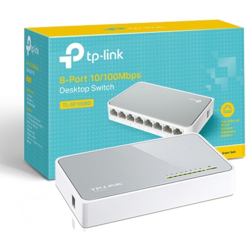 TP-LINK Switch 8Port 10/100Mbps TL-SF1008D Fast Ethernet