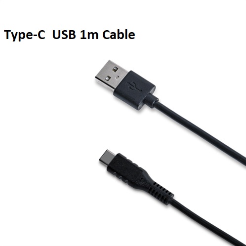 Καλώδιο USB Type-C  Celly Cable Usb Type C 1m Black