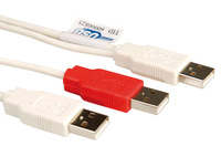 Καλώδιο USB Y-Cable 2XA Male σε A Male 1.8m Power & Data