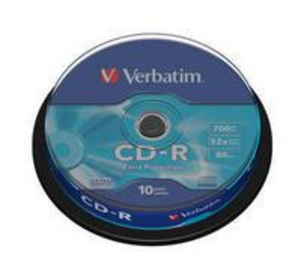 VERBATIM CD-R 700MB 52X 10 PACK 43437