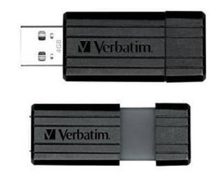 Verbatim 32GB - Store'n'Go Pinstripe USB Drive Black 49064 Verbatim 32GB - Store'n'Go Pinstripe USB Drive Black 49064