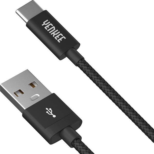 Yenkee Data Cable Usb/Type-C 2m Black YCU 302 BK Yenkee Data Cable Usb/Type-C 2m Black YCU 302 BK